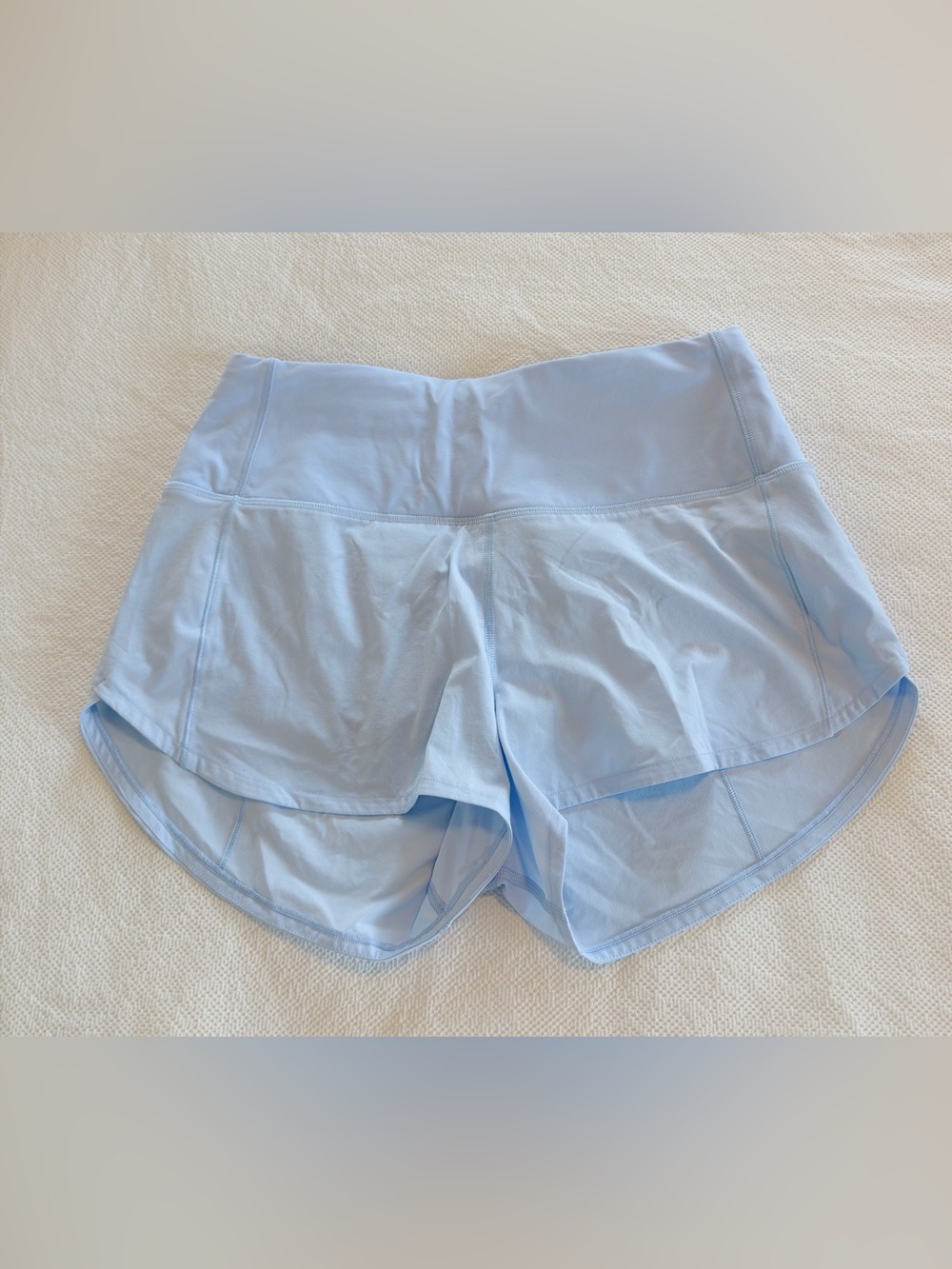 lululemon athletica Light Blue Layered Athletic Shorts